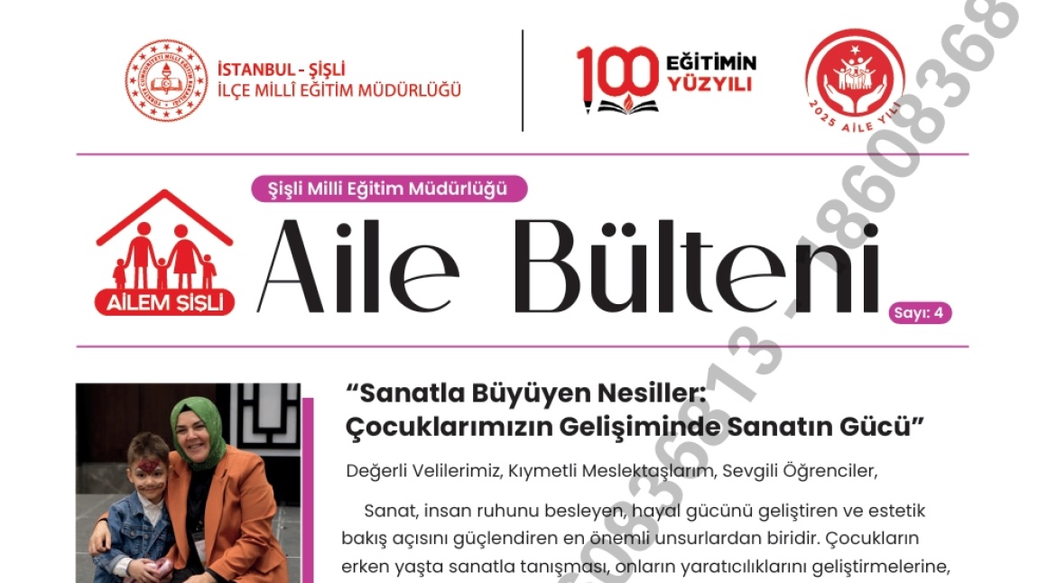 ŞİŞLİ AİLE BÜLTENİ YENİ SAYISI